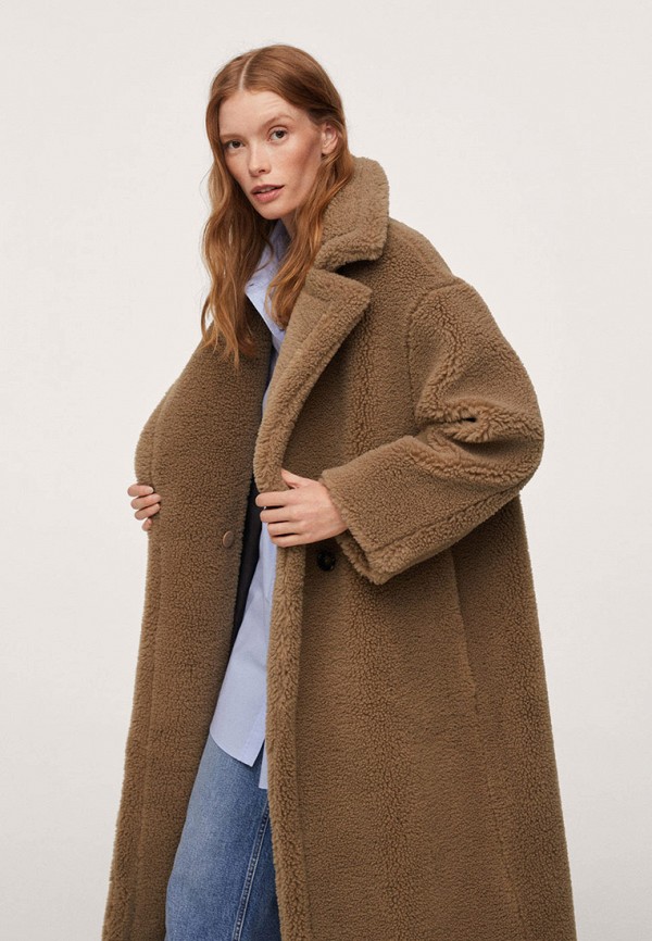 

Шуба Mango, Коричневый, Mango RTLAAX660201