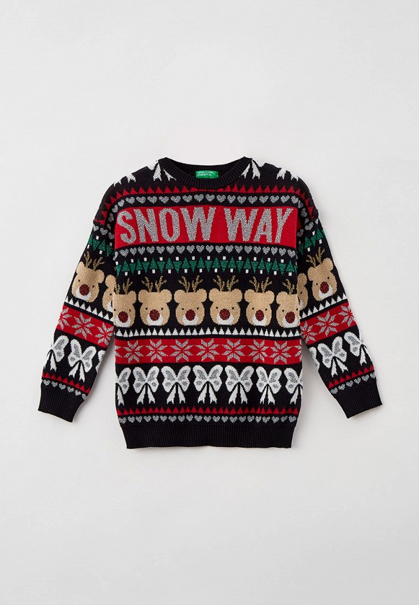

Джемпер United Colors of Benetton, Черный, United Colors of Benetton RTLAAX672901