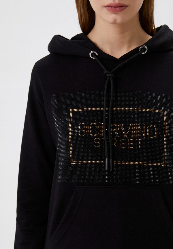 Худи Scervino Street черный D38TL0400FSD004 RTLAAX683401