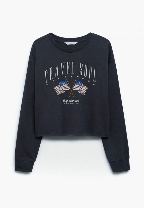 

Свитшот Mango Kids, Серый, Mango Kids RTLAAX789601