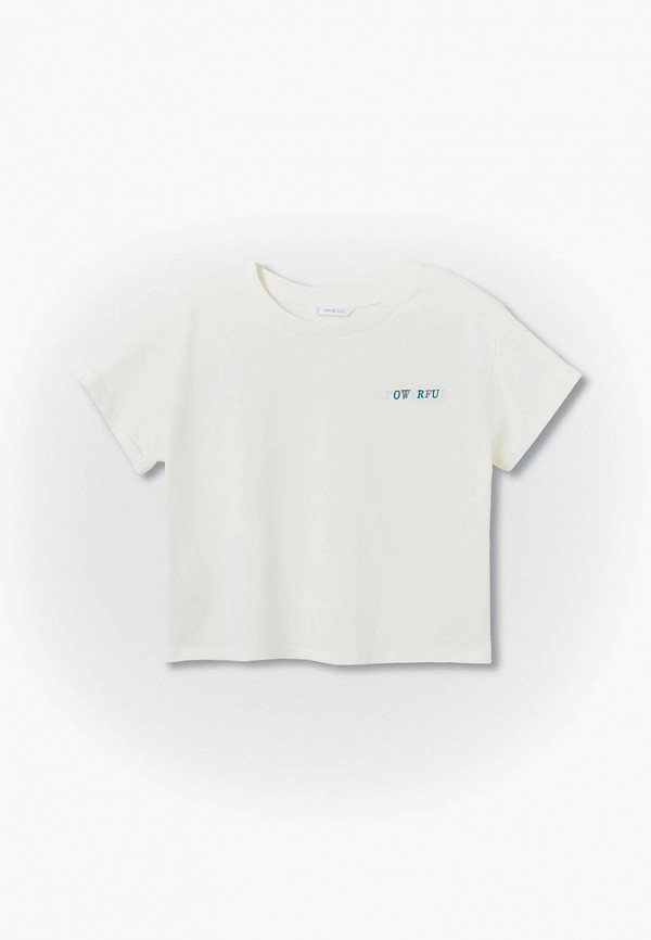 

Футболка Mango Kids, Белый, Mango Kids RTLAAX789801