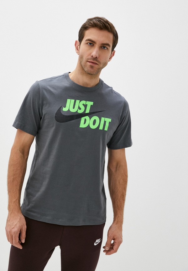 

Футболка Nike, Серый, M NSW TEE JUST DO IT SWOOSH