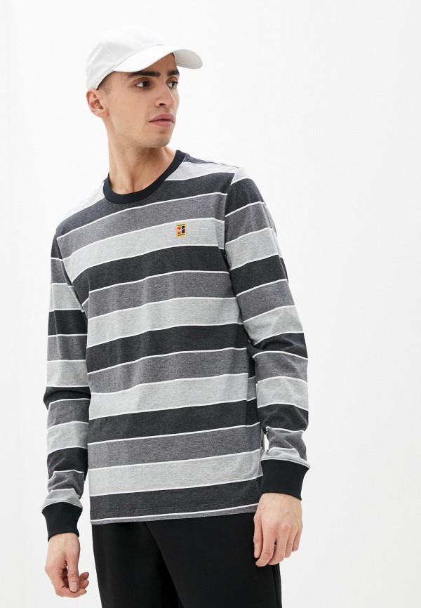 

Лонгслив Nike, Серый, M NKCT COURT EMB LS TEE