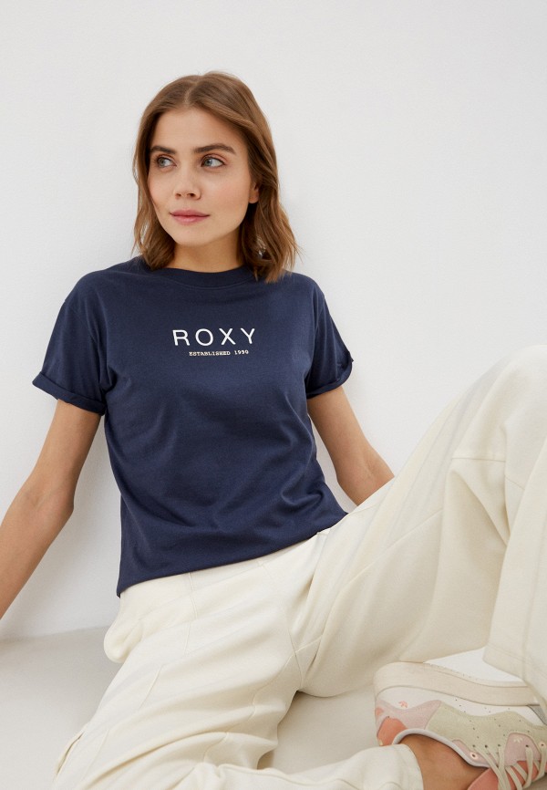 Футболка Roxy женская. Спортивная футболка женская. Roxy_Blue_eyed_. Майка Roxy ультрафиолет.