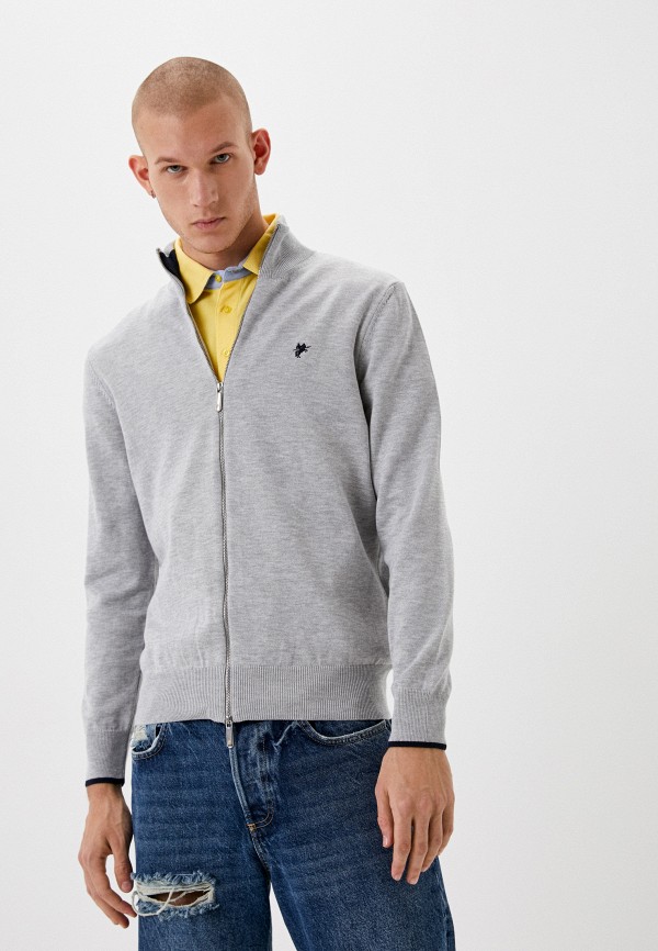

Кардиган Denim Culture, Серый, Denim Culture RTLAAX972301