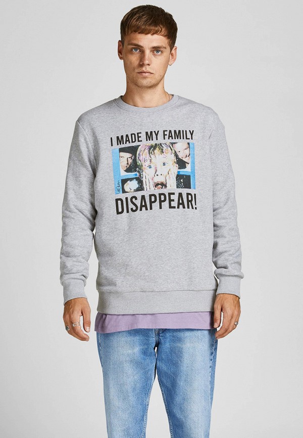 

Свитшот Jack & Jones, Серый, Jack & Jones RTLAAX983302