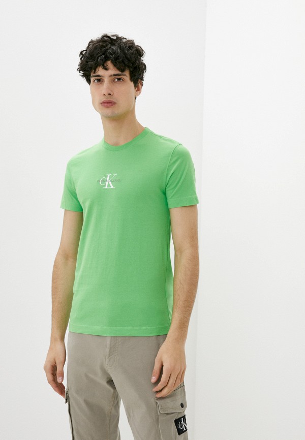 

Футболка Calvin Klein Jeans, Зеленый, Calvin Klein Jeans RTLAAY021401