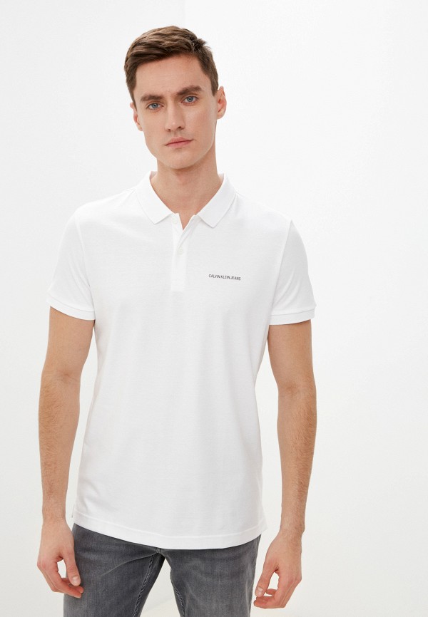 

Поло Calvin Klein Jeans, Белый, Calvin Klein Jeans RTLAAY022001