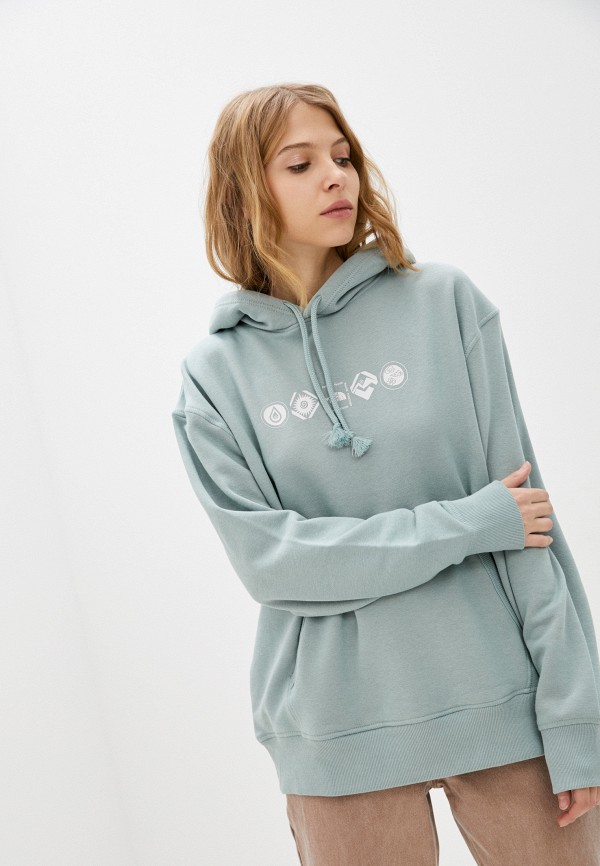 Худи The North Face бирюзовый TA5A8V RTLAAY051801