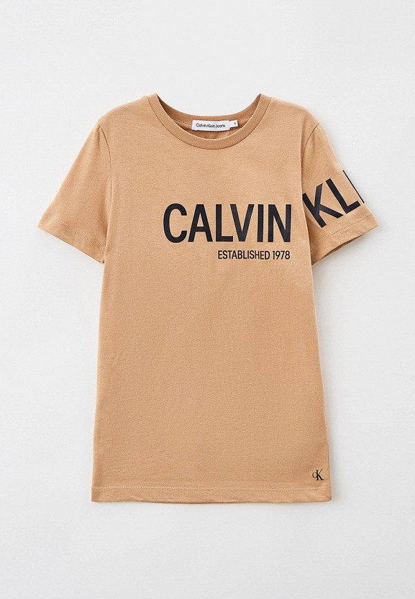 Футболка Calvin Klein Jeans бежевый IB0IB01107 RTLAAY056701