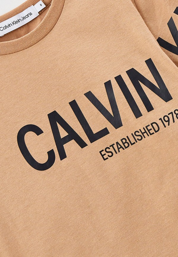 Футболка Calvin Klein Jeans бежевый IB0IB01107 RTLAAY056701
