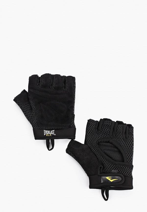 Перчатки для фитнеса Everlast черного цвета