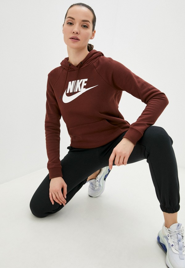 

Худи Nike, Коричневый, W NSW ESSNTL FLC GX HOODIE