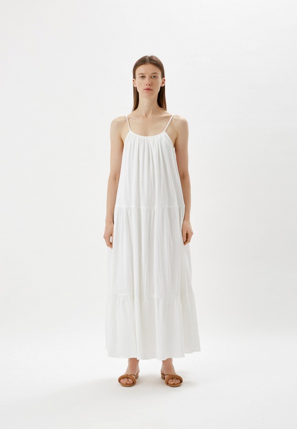 Платье пляжное Pilyq белого цвета