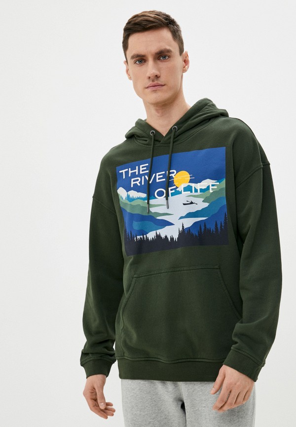 

Худи United Colors of Benetton, Хаки
