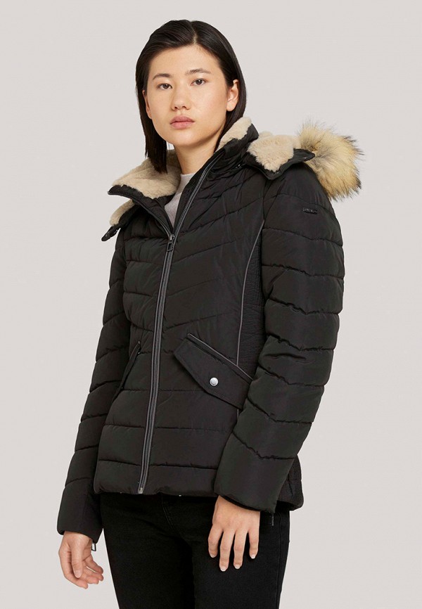 Куртка утепленная Tom Tailor черный 1026990 RTLAAY443501
