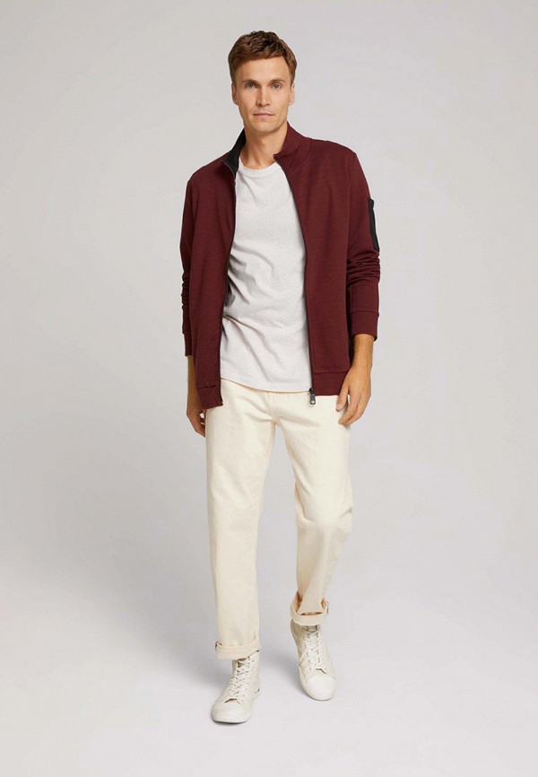 Олимпийка Tom Tailor бордовый, размер 46, фото 2