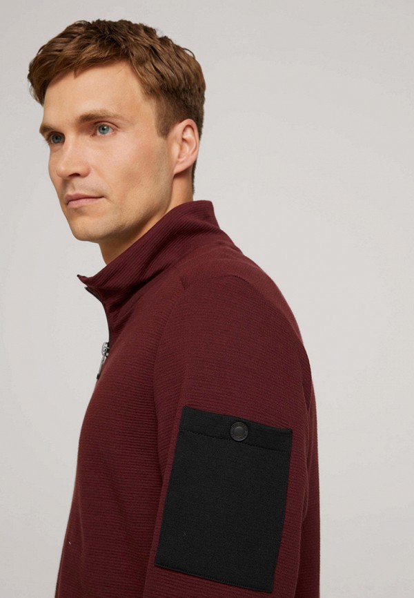 Олимпийка Tom Tailor бордовый, размер 46, фото 4