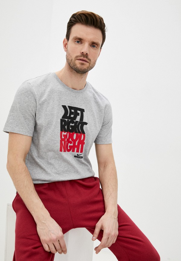 

Футболка Nike, Серый, DRI-FIT BOXING