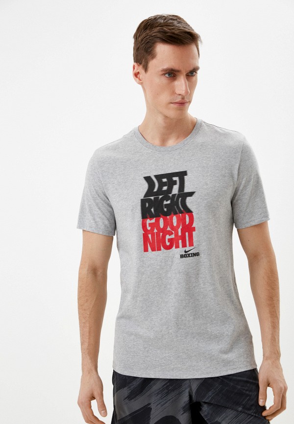 

Футболка Nike, Серый, DRI-FIT BOXING