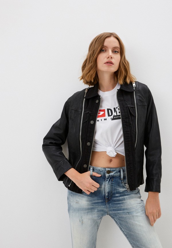 

Куртка кожаная Diesel, Черный