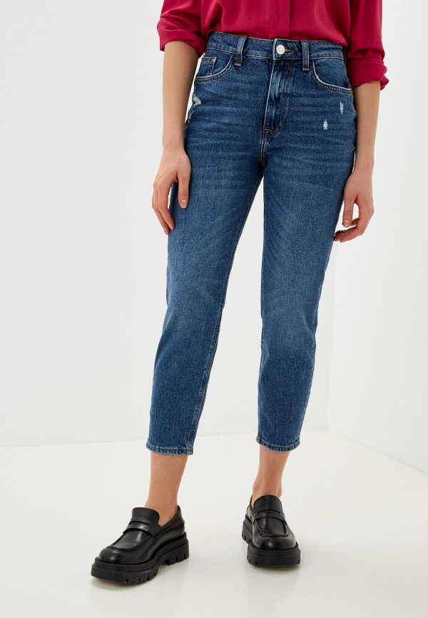 

Джинсы River Island, Синий, HIGH RISE MOM