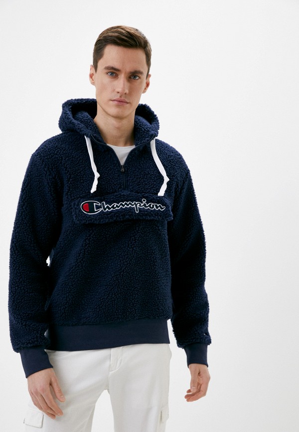 

Худи Champion, Синий, ROCHESTER POLAR Hooded Half Zip Top