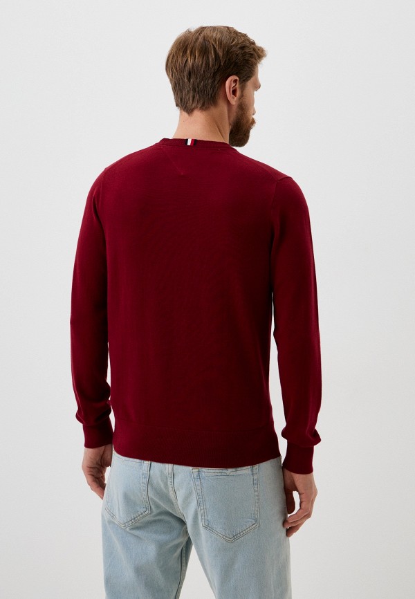 Джемпер Tommy Hilfiger бордовый, размер 50, фото 3