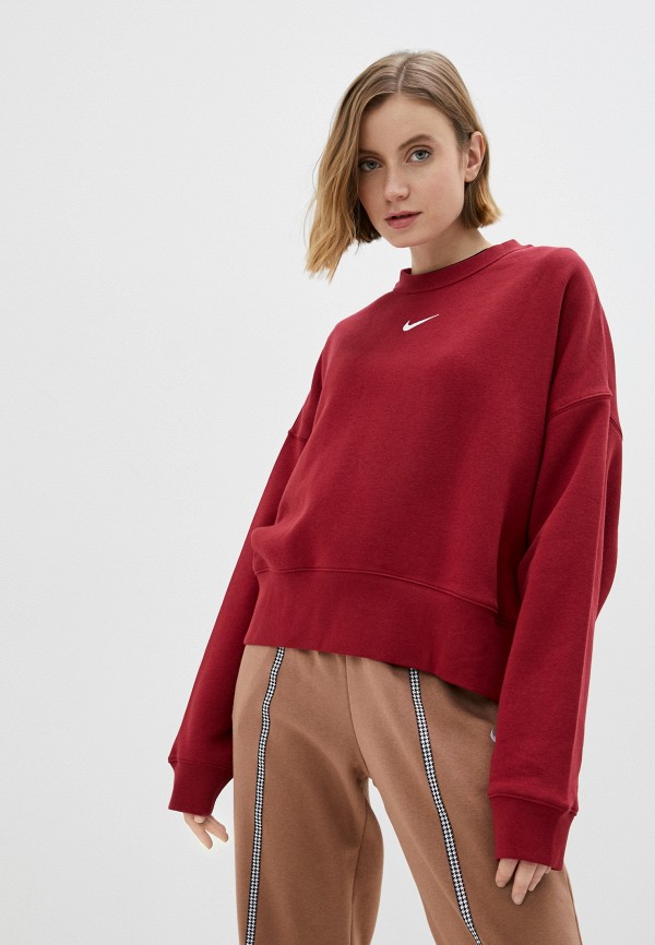 

Свитшот Nike, Бордовый, W NSW ESSNTL CLCTN FLC OS CRW