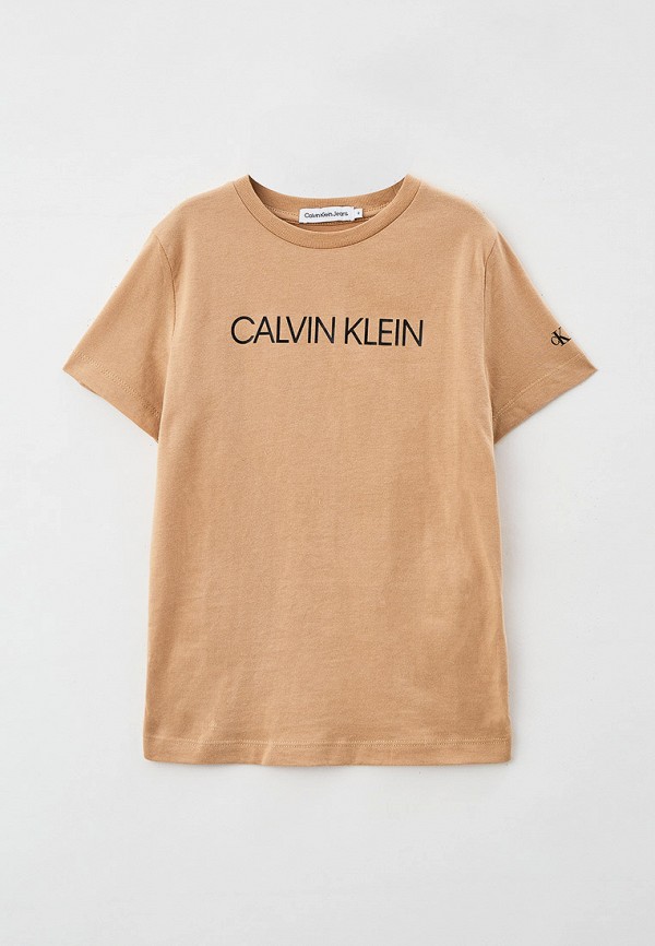 

Футболка Calvin Klein Jeans, Бежевый