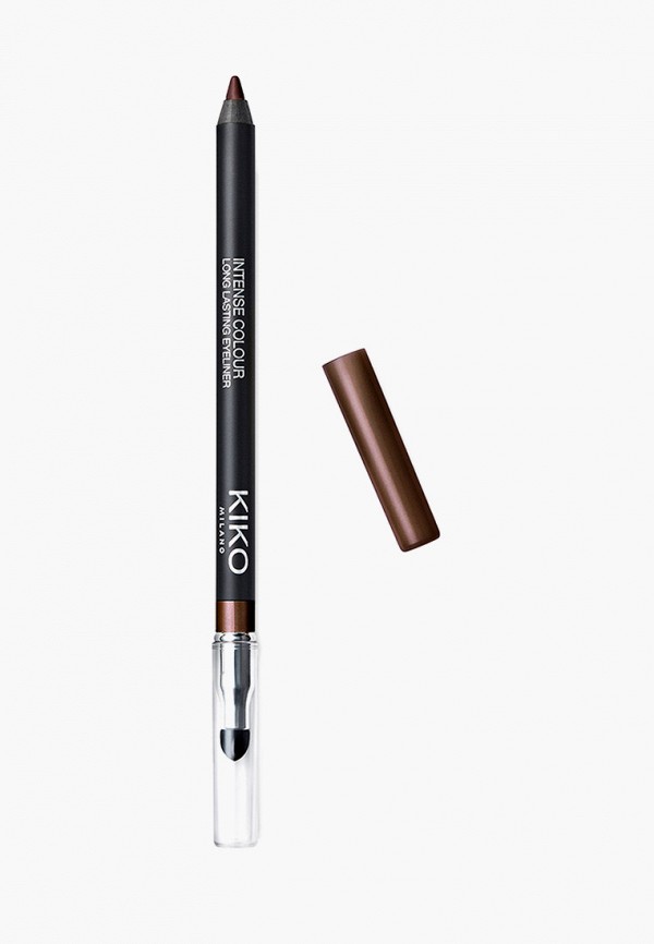 

Карандаш для глаз Kiko Milano, Коричневый, водостойкий, со спонжевым аппликатором