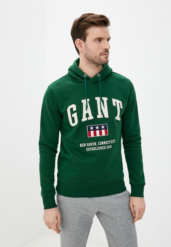 

Худи Gant, Зеленый, Exclusive for Lamoda