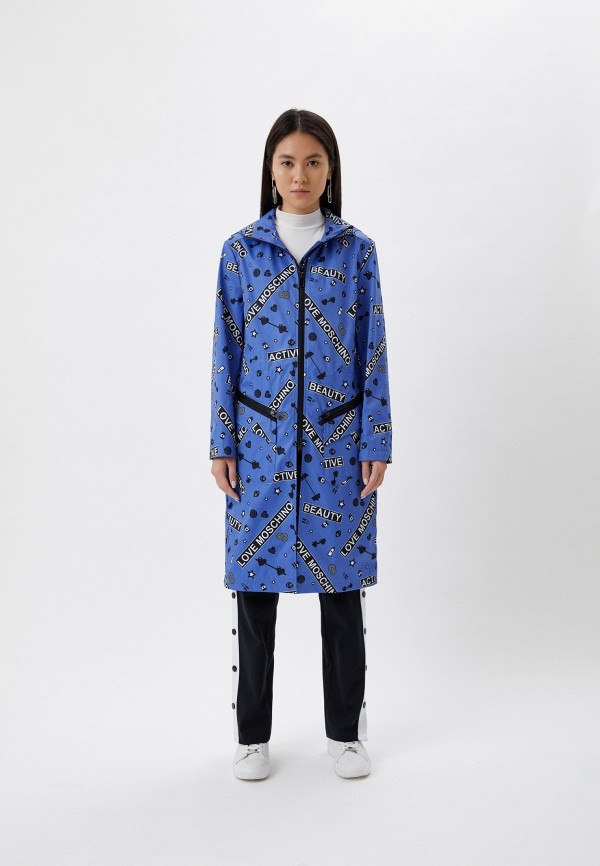 

Плащ Love Moschino, Синий