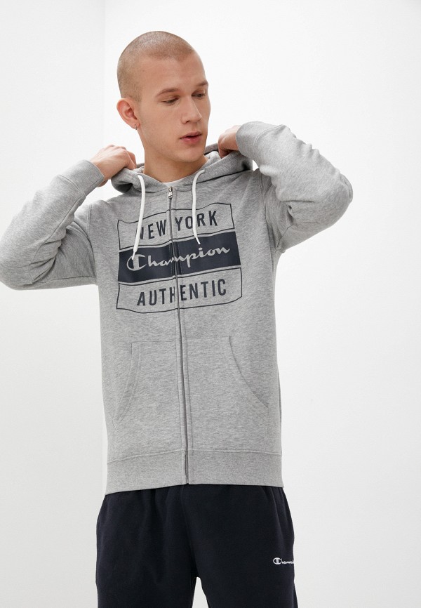 

Толстовка Champion, Серый, LEGACY GRAPHIC SHOP AUTHENTIC Hooded Full Zip Sweatshirt