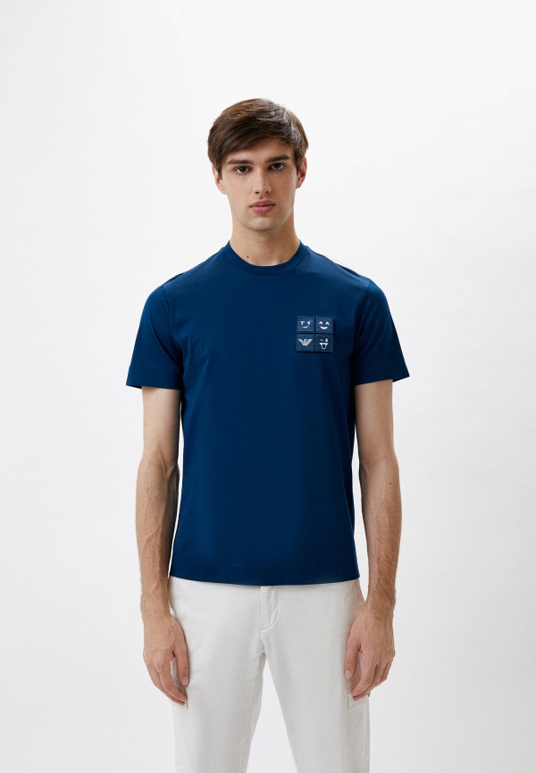 

Футболка Emporio Armani, Синий, Emporio Armani RTLAAY785901