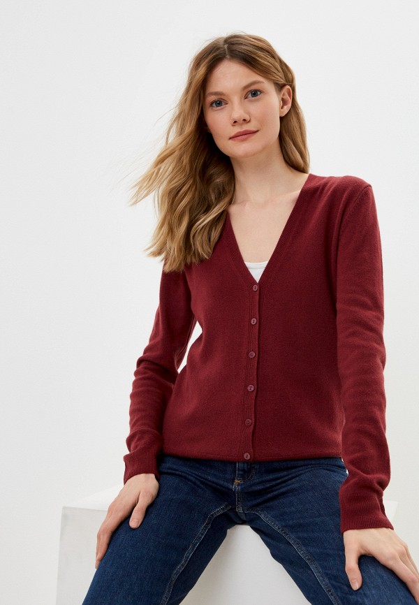 

Кардиган United Colors of Benetton, Бордовый