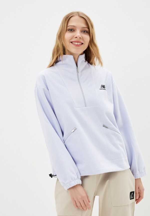 

Олимпийка New Balance, Голубой, NB Athletics Winterized Quarter Zipper