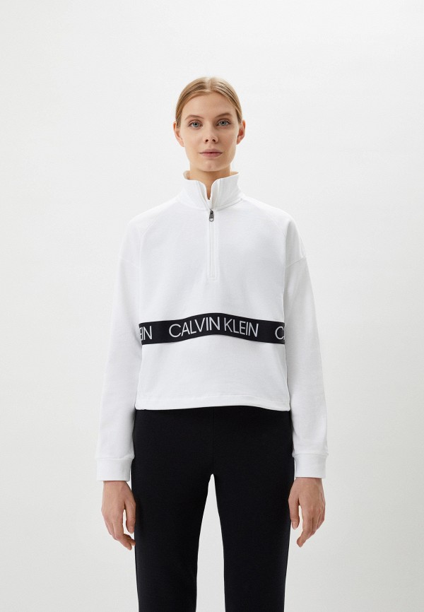 

Олимпийка Calvin Klein Performance, Белый, 1/4 PULLOVER