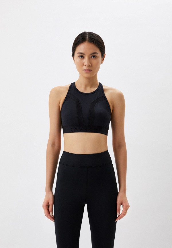 

Топ спортивный Calvin Klein Performance, Черный, WO - MEDIUM SUPPORT SPORTS BRA