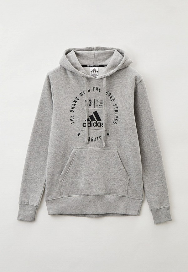 

Худи adidas Combat, Серый, The Brand With The Three Stripes KARATE
