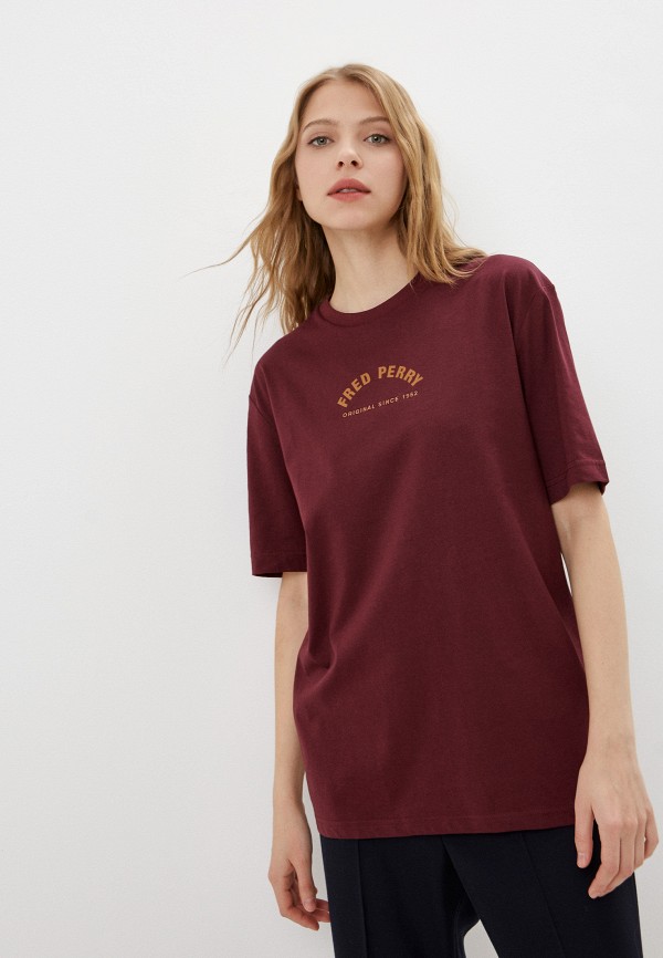 

Футболка Fred Perry, Бордовый