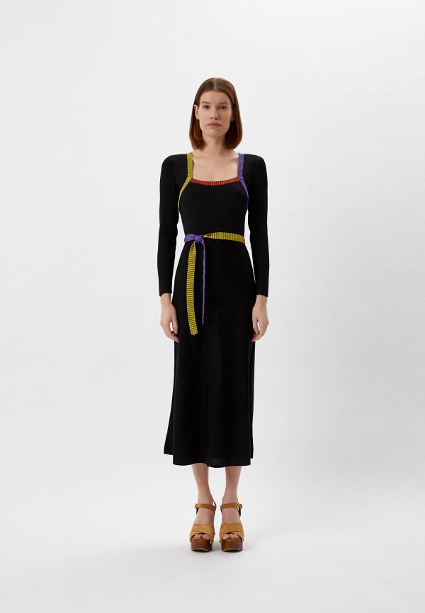 Платье Diane von Furstenberg черного цвета