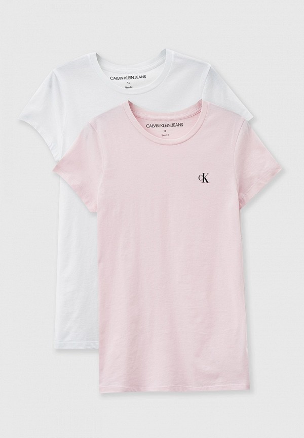

Футболки 2 шт. Calvin Klein Jeans, Белый;розовый, Calvin Klein Jeans RTLAAZ057801
