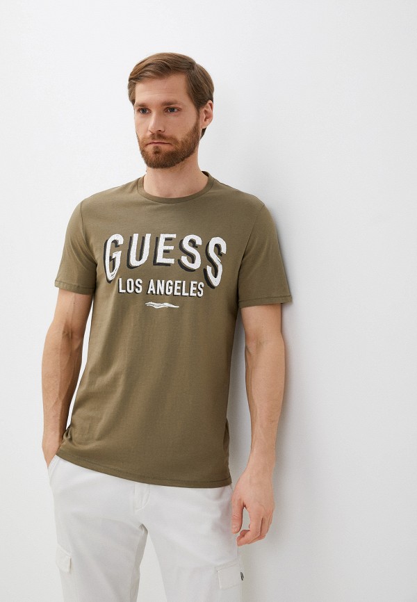 

Футболка Guess Jeans, Хаки