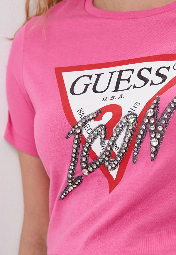 

Футболка Guess Jeans, Розовый, Guess Jeans RTLAAZ084301