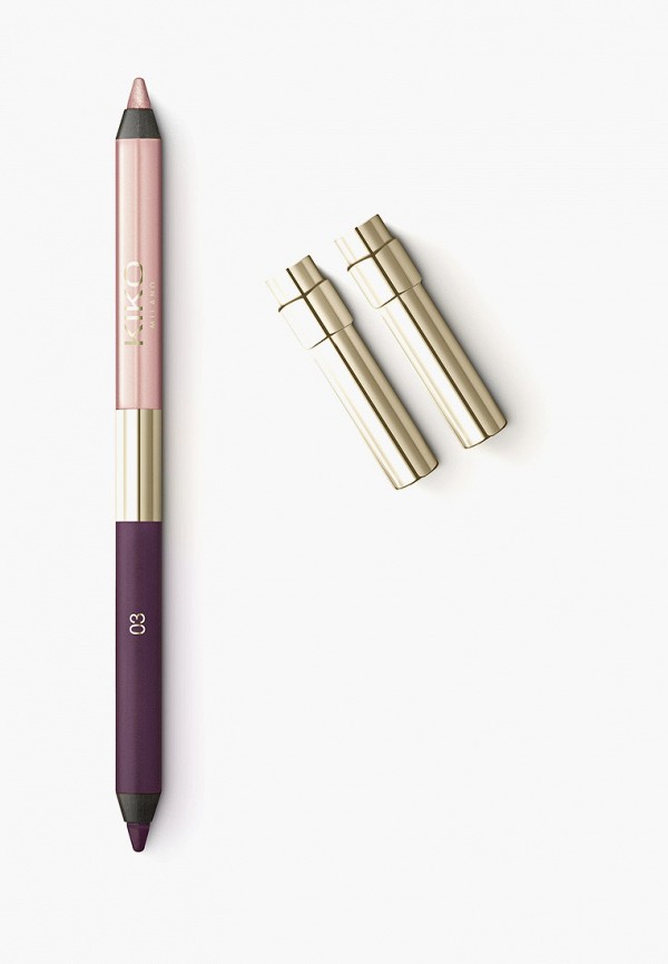 

Карандаш для глаз Kiko Milano, Разноцветный, A holiday fable lasting duo eye pencil - 03, Violet & Rose