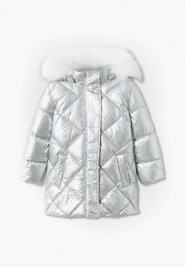 

Куртка утепленная Mango Kids, Серебряный, MARINE