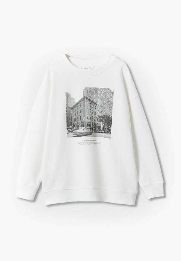 

Свитшот Mango Kids, Белый, Mango Kids RTLAAZ145601