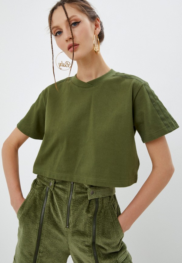 

Футболка adidas Originals, Хаки, adidas X IVY PARK, Crop Tee