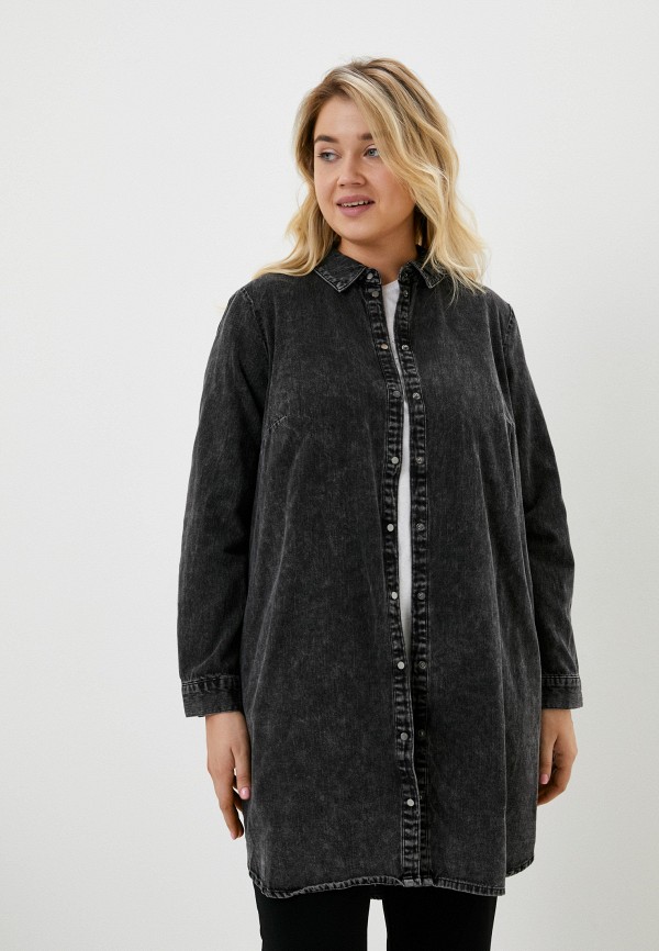 

Платье джинсовое Vero Moda Curve, Черный, Vero Moda Curve RTLAAZ235501